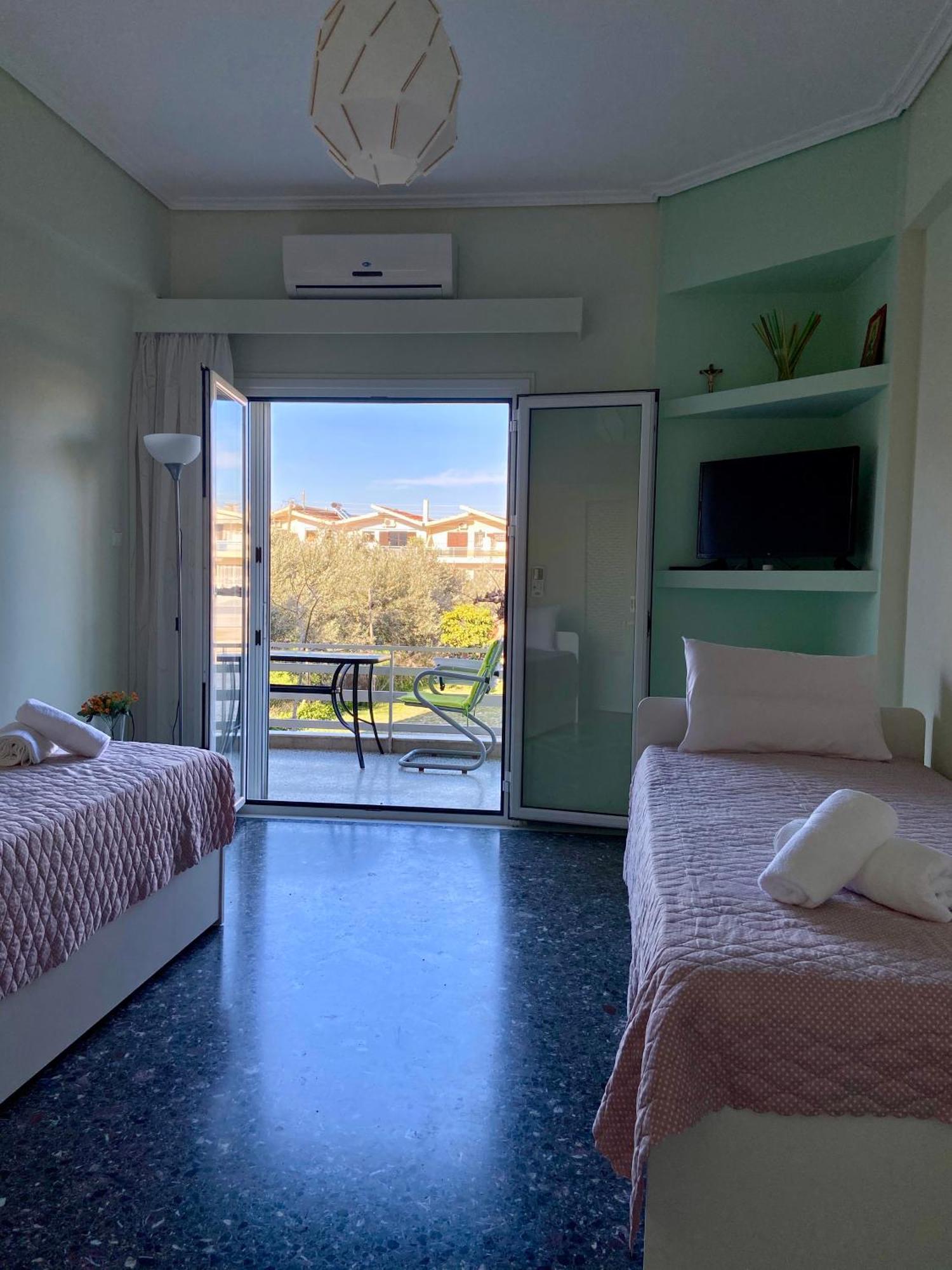 Mpanos Sea Apartment 1 Loutra Oraias Elenis Ngoại thất bức ảnh